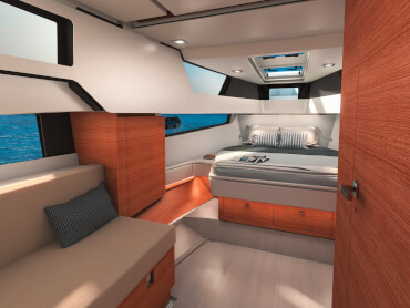 FJORD 41 XL | The various interior design styles each come with their own coordinated colour and material mix. | Fjord